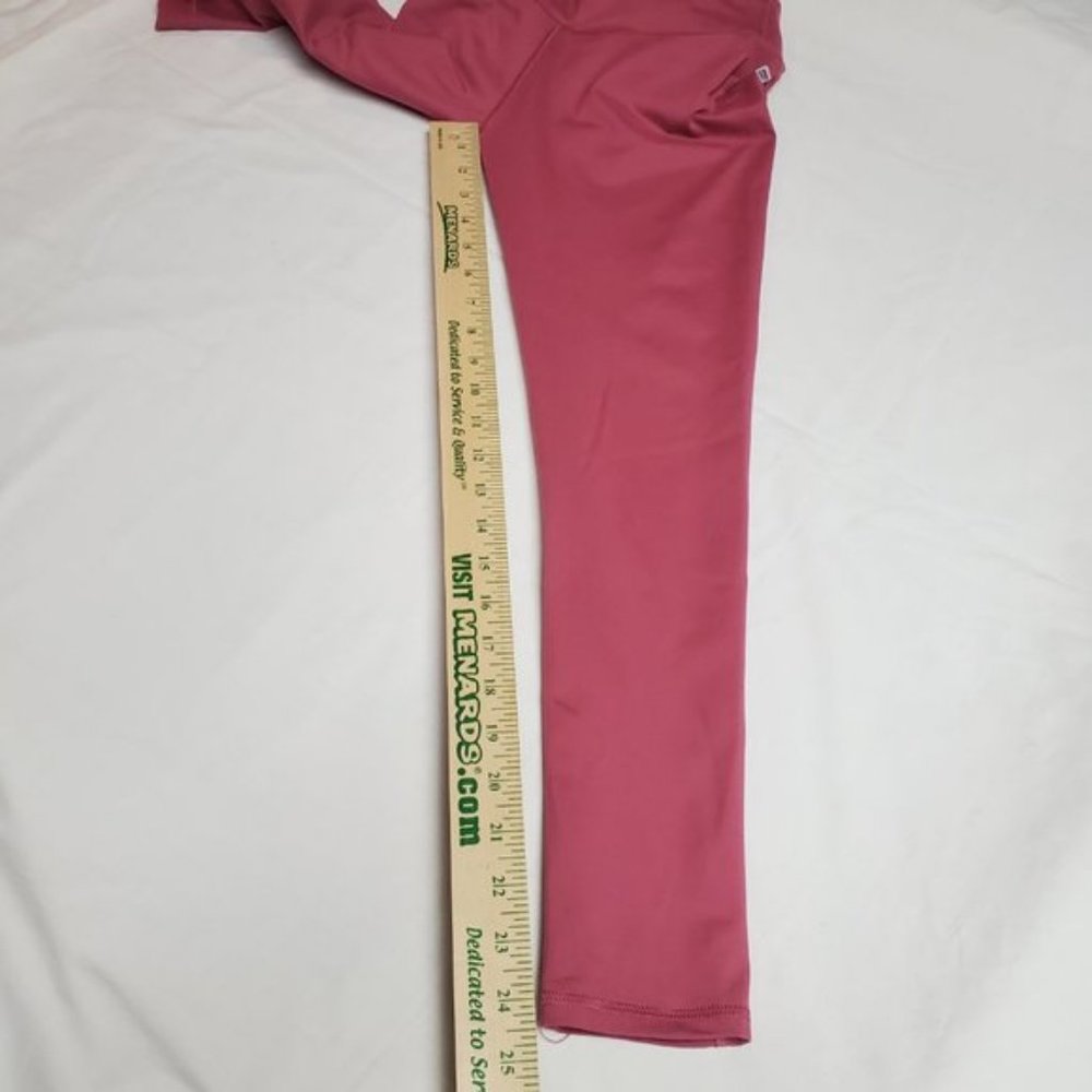 Fabletics Women's Pink Cropped Yoga Athletic High Rise Leggings Size Small EUC - Picture 6 of 6